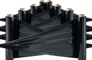 black stretch film