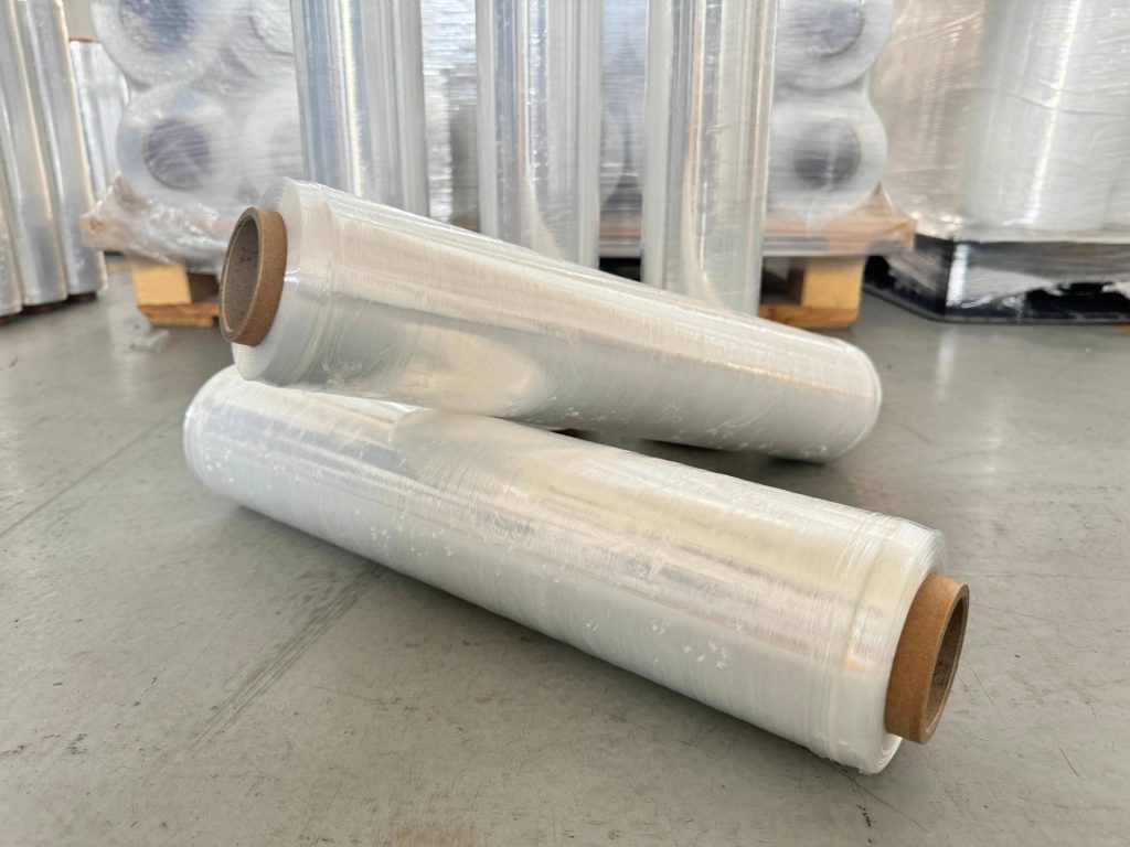 Folded edge pre stretch film