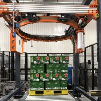 high speed machine with stretch film